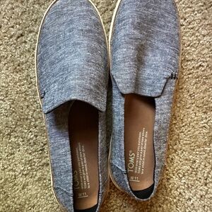 TOMS Blue Slip-On Shoes